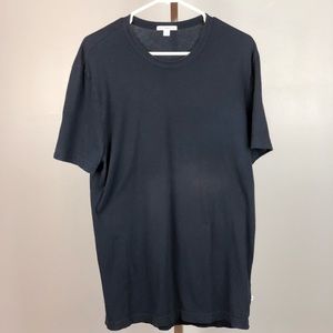 Navy James Perse T-shirt. Size 3 (Large)